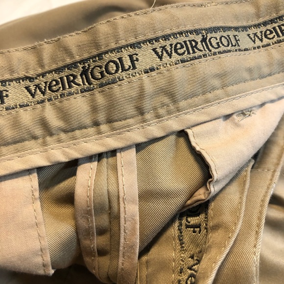 Weir flat front Golf Pants Size 32 x 30 Pockets - Picture 2 of 8